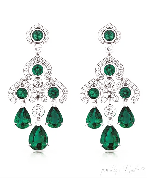 Elegant Emerald Earrings