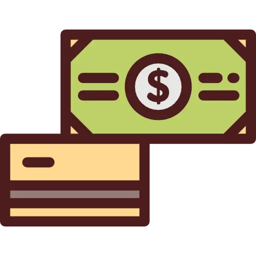 Money and Credit Card Icons for Finances