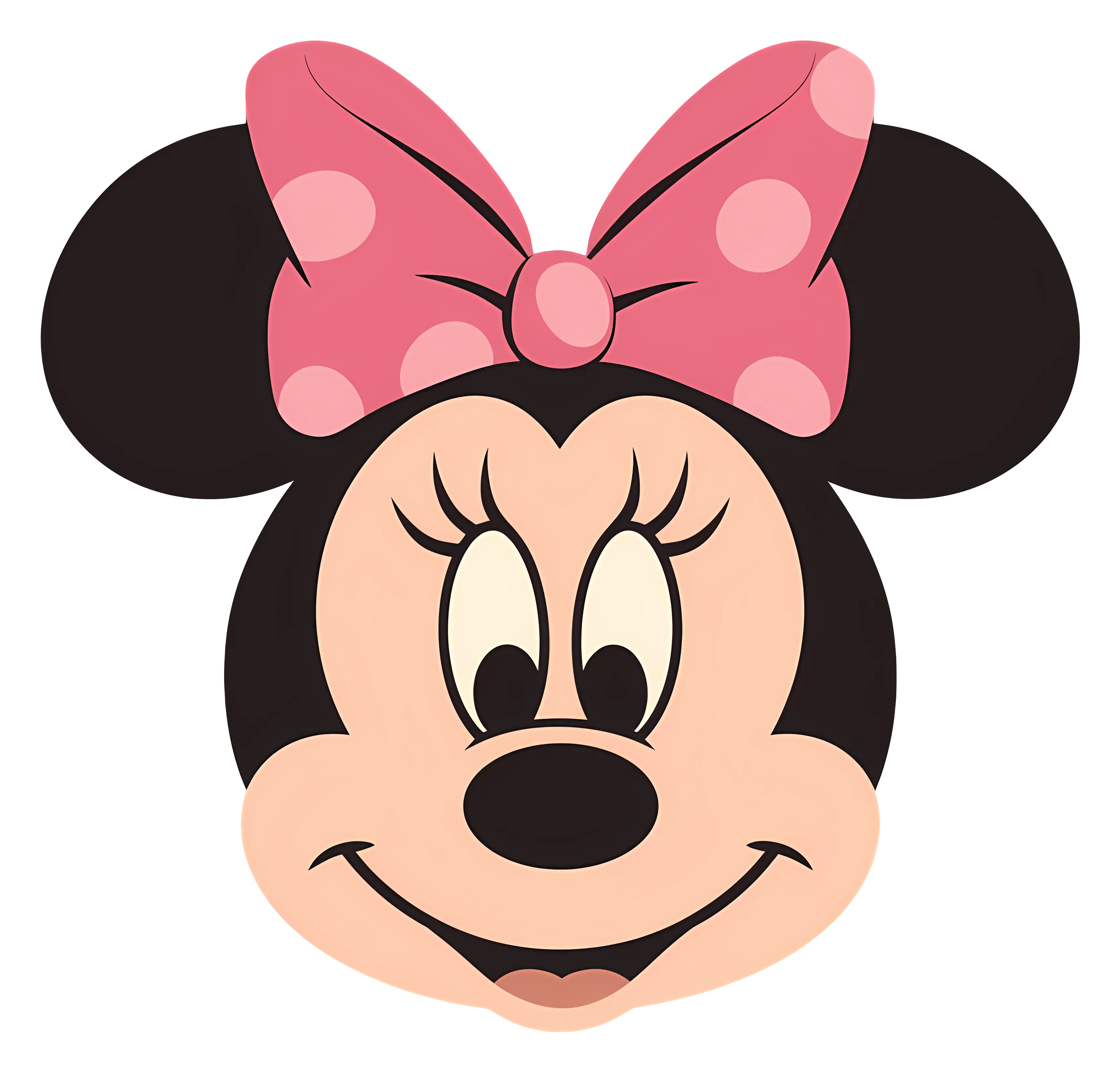 Cartoon Character with a Pink Bow