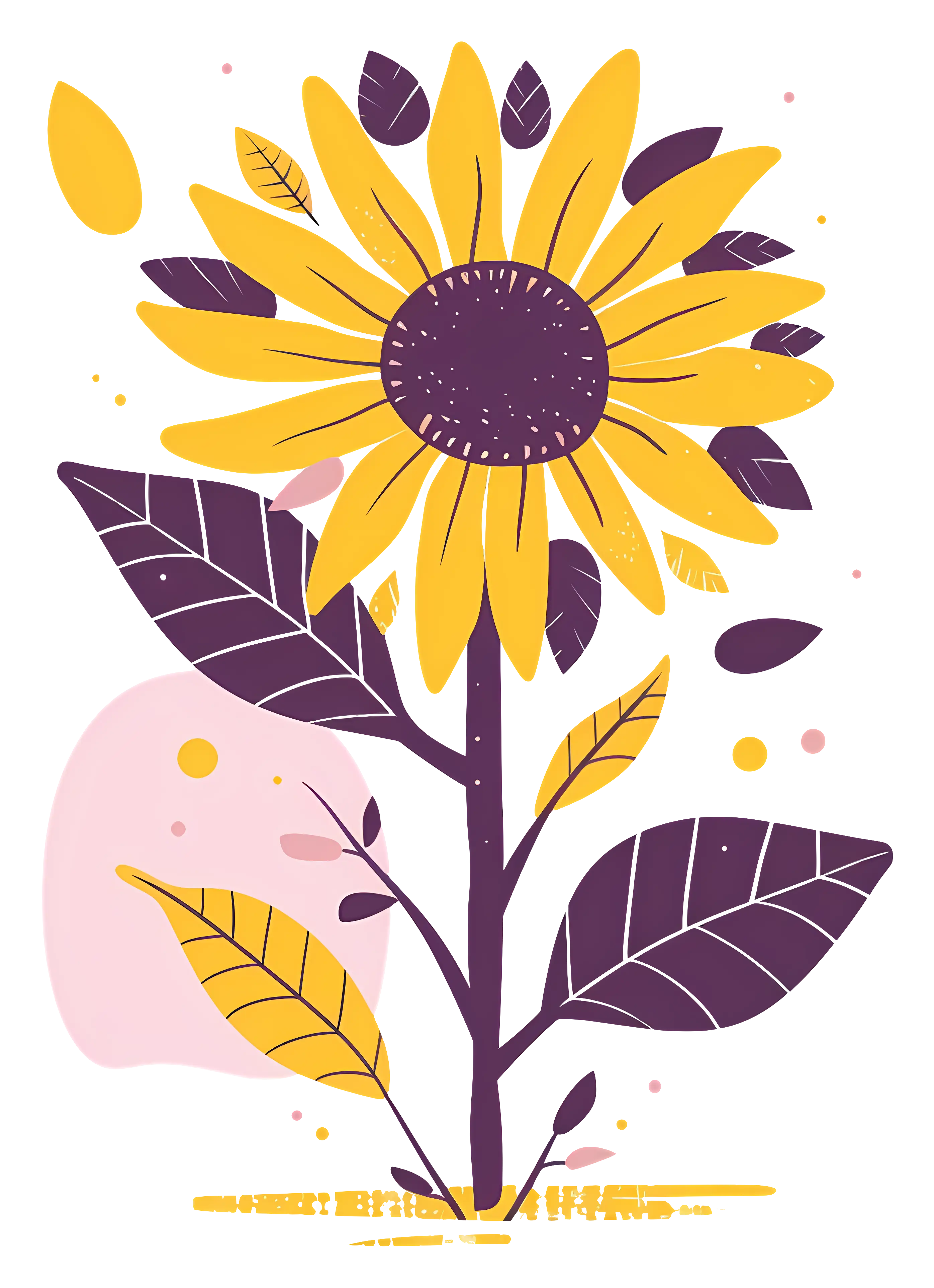 Sunflower Illustration