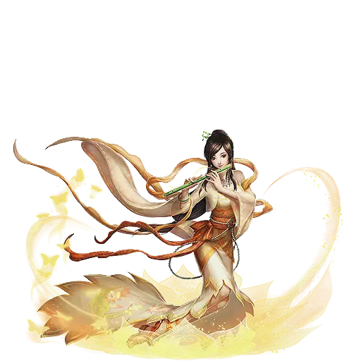 Fantasy Character with Flute