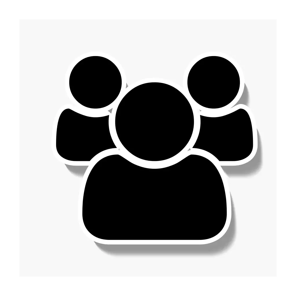 Group of People Icon for Community