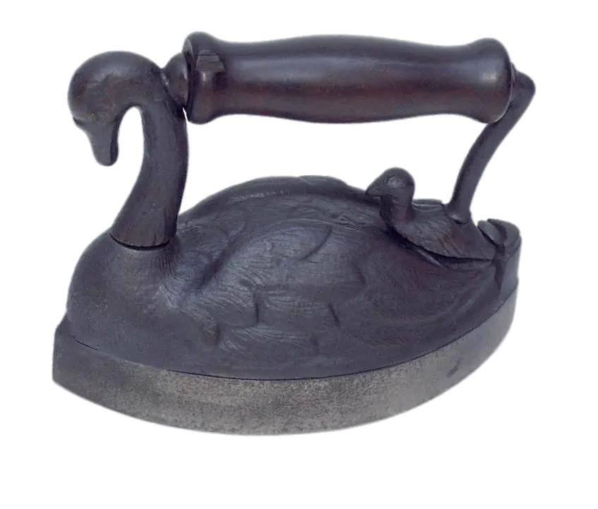 Vintage Swan-Shaped Iron Tool