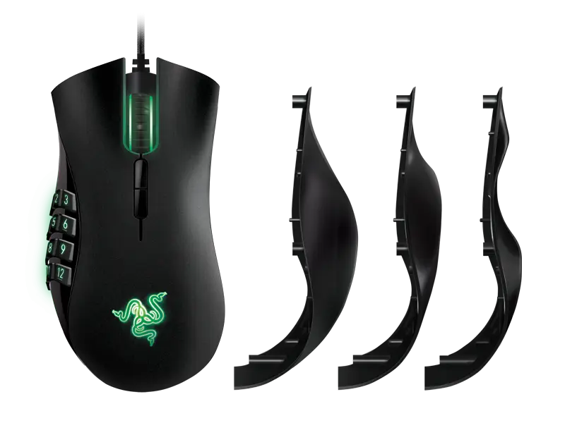 Gaming Mouse with Customizable Attachments