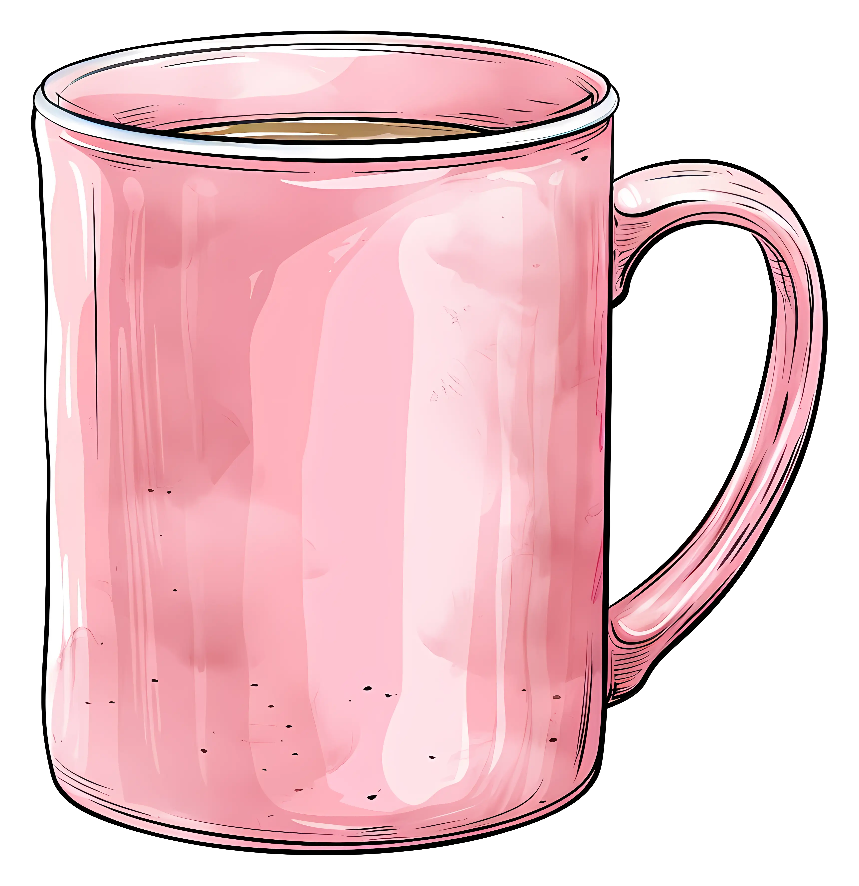 Pink Coffee Mug