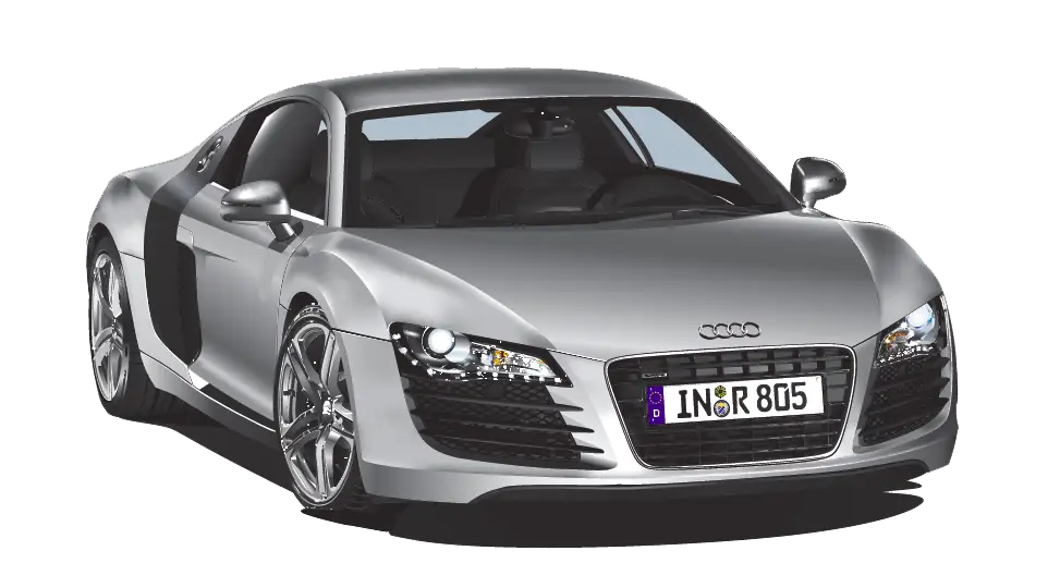 Silver Sports Car