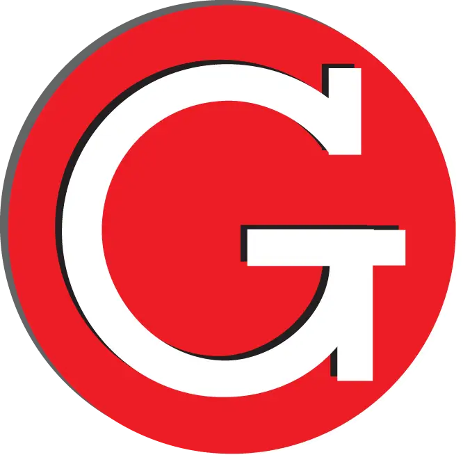 Letter G Logo in Red Circle