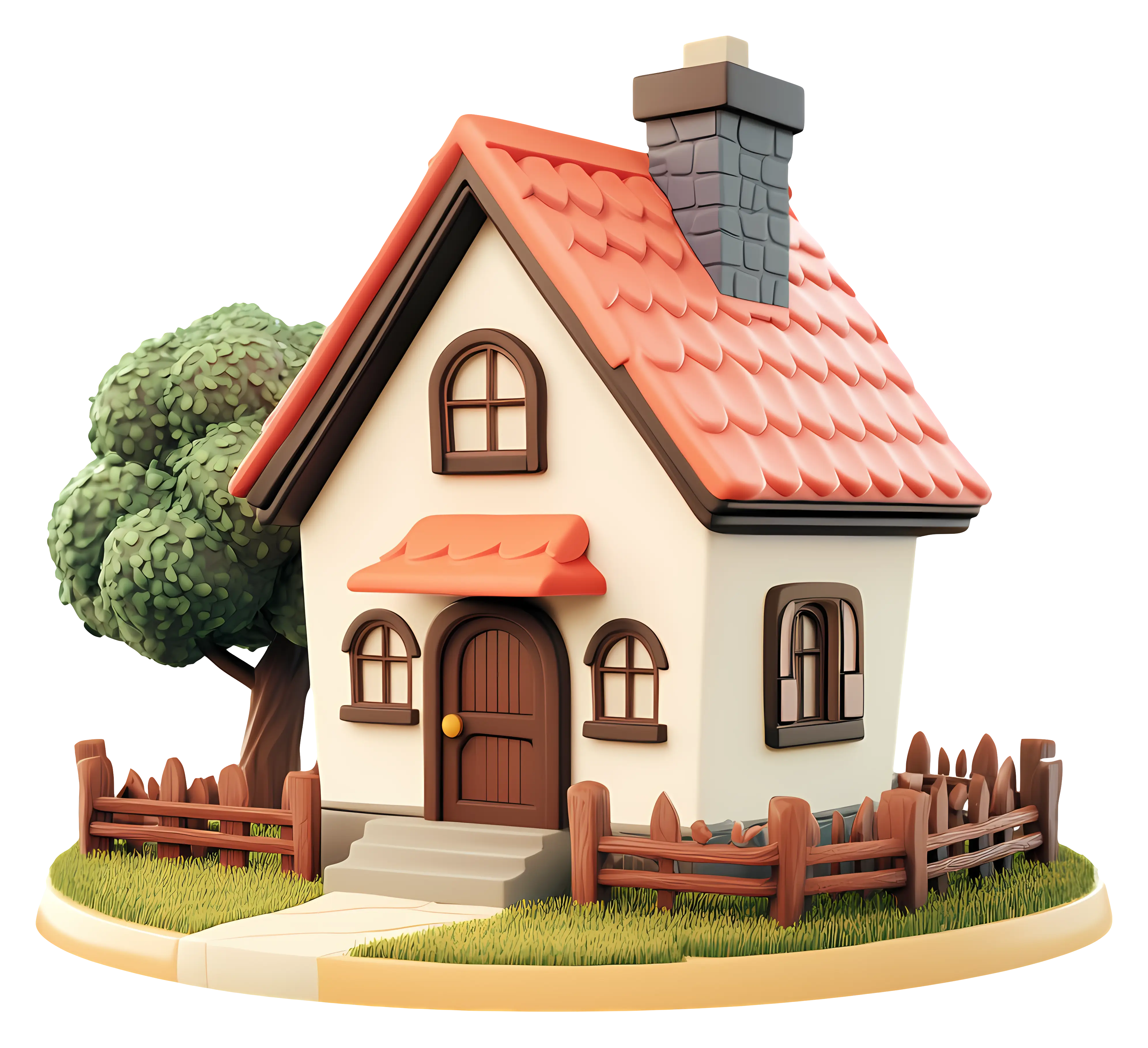 Small Cute Doodle House