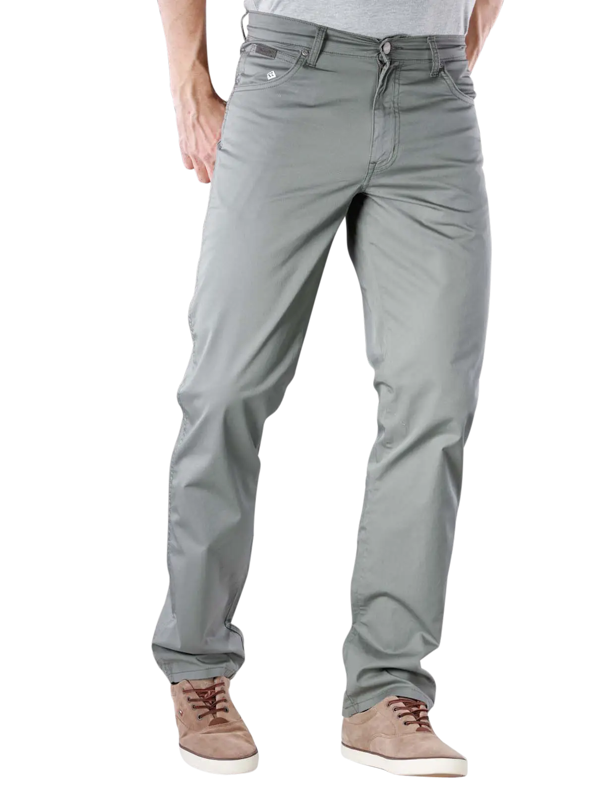 Gray Pants and Shoes for Casual Look
