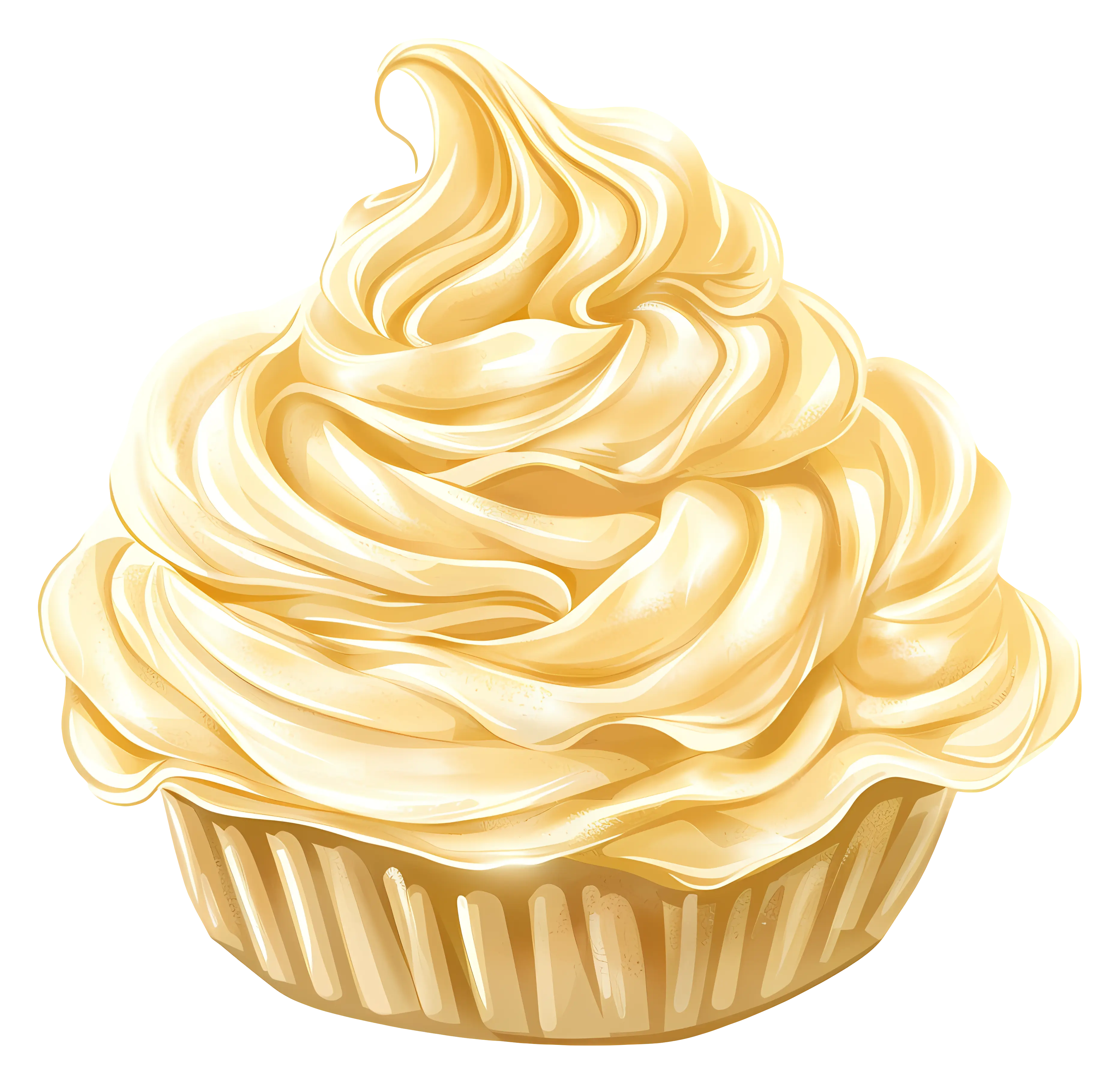 Vanilla Cream Cupcake for Sweet Treats