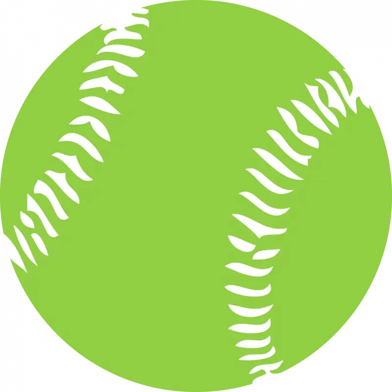 Green Softball Icon