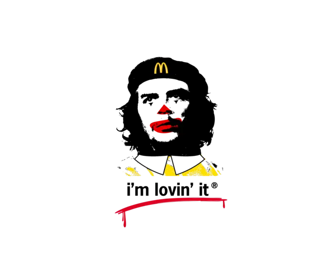 Parody Image of Che Guevara with McDonald&#039;s Theme