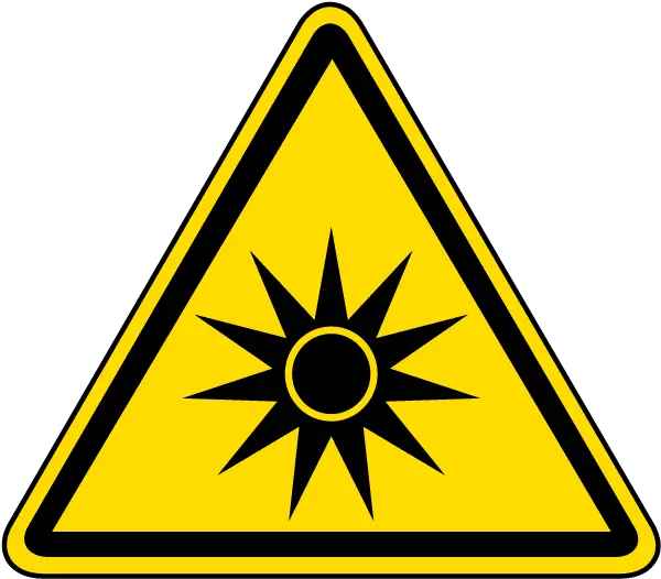 Laser Warning Sign