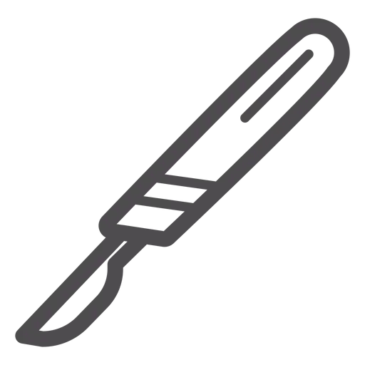 Surgical Scalpel Icon for Medical Use