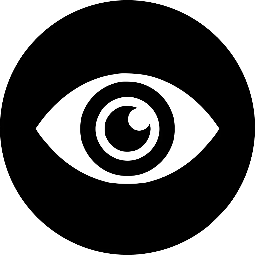 Black Eye Symbol Illustration