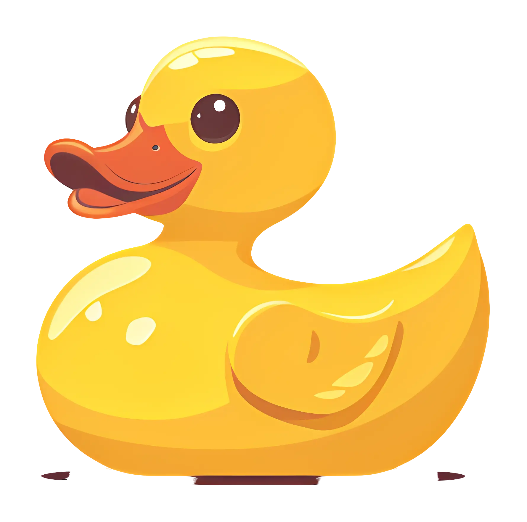 Yellow Rubber Duck Illustration