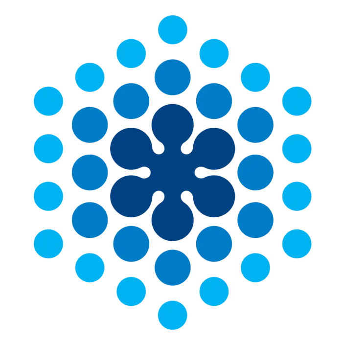Blue Dot Pattern Design