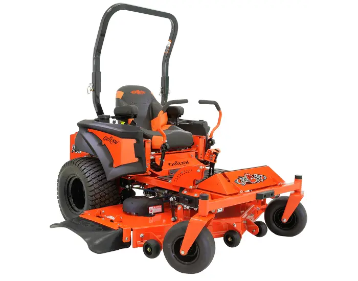Orange Zero-Turn Lawn Mower for Gardening