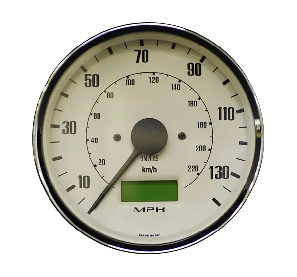 Classic Speedometer in MPH and KM/H