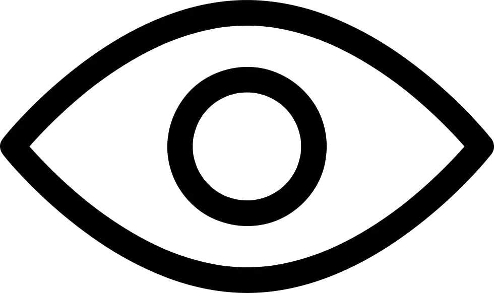 Black Eye Icon Symbol