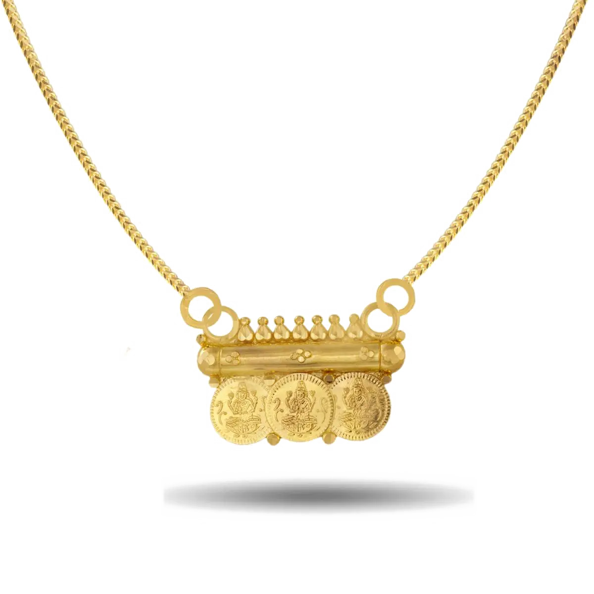 Gold Coin Pendant Necklace
