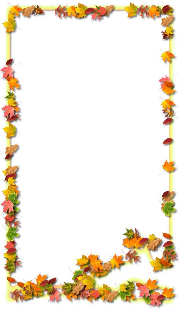 Autumn Leaves Decorative Frame