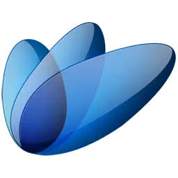Blue Abstract Shape Design