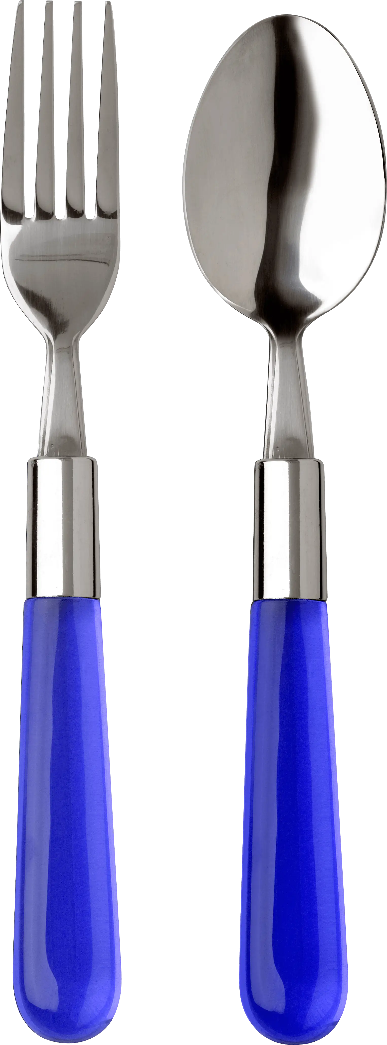 Blue Handled Cutlery Set for Dining
