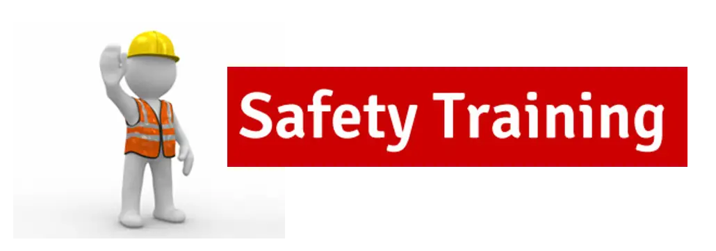 Safety Training Sign