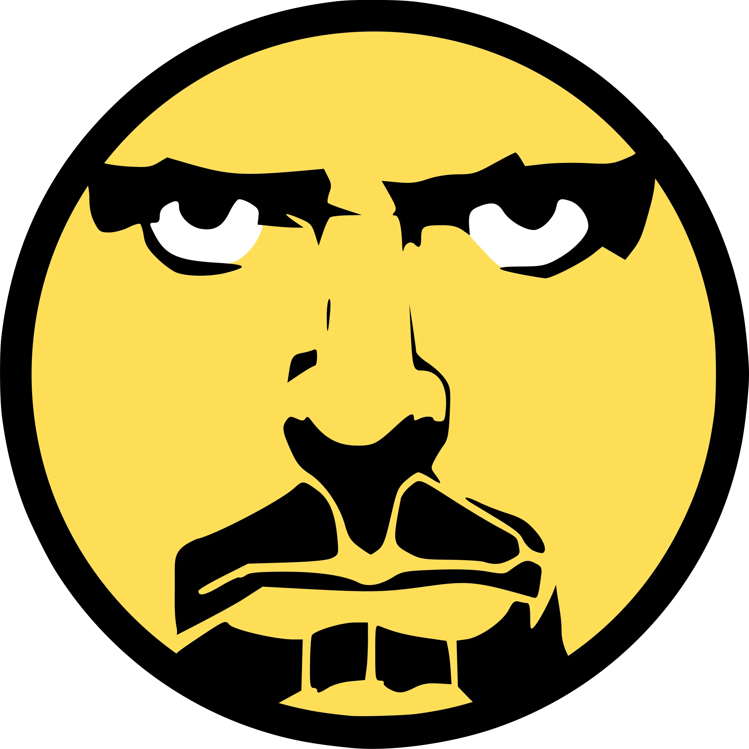 Angry Face Emoji Icon