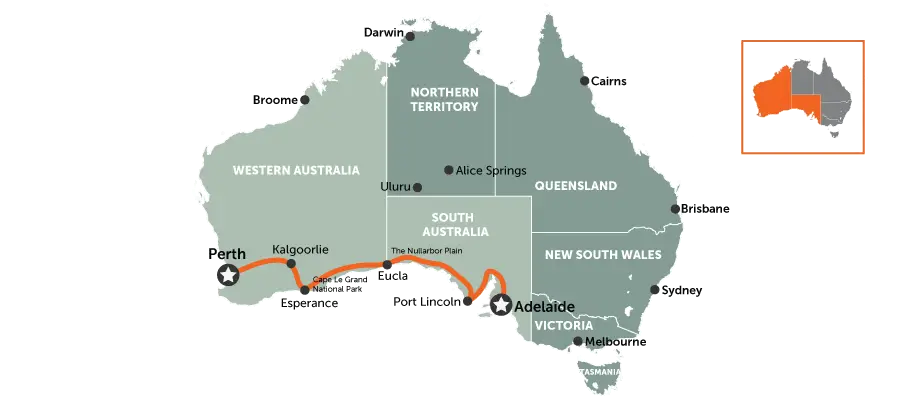 Road Map of Australia