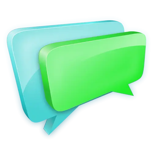 Colorful Speech Bubbles for Communication