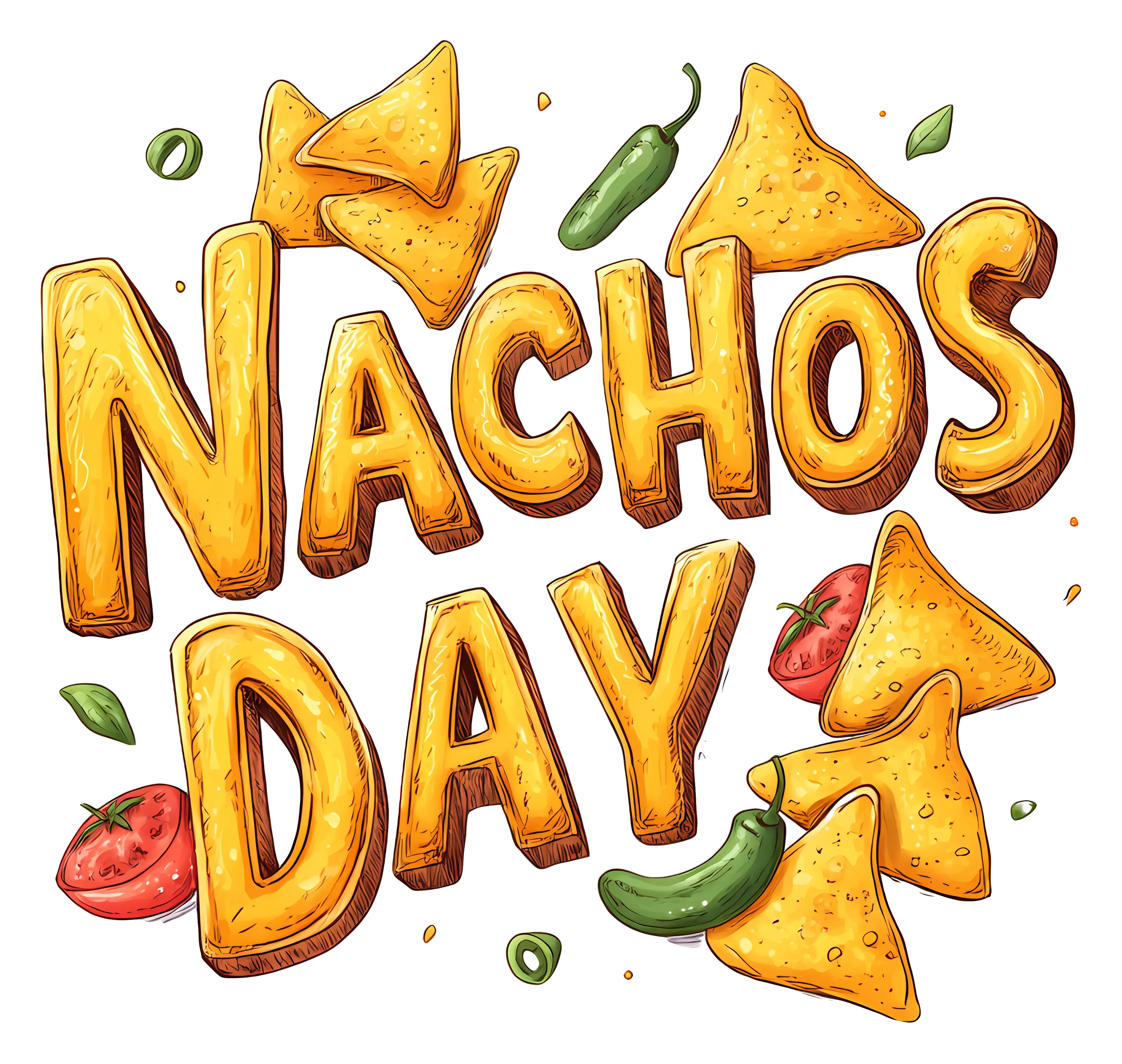 Cheesy Nachos for Nachos Day