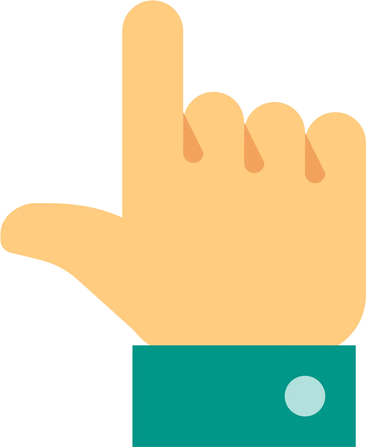 Pointing Hand Gesture Illustration