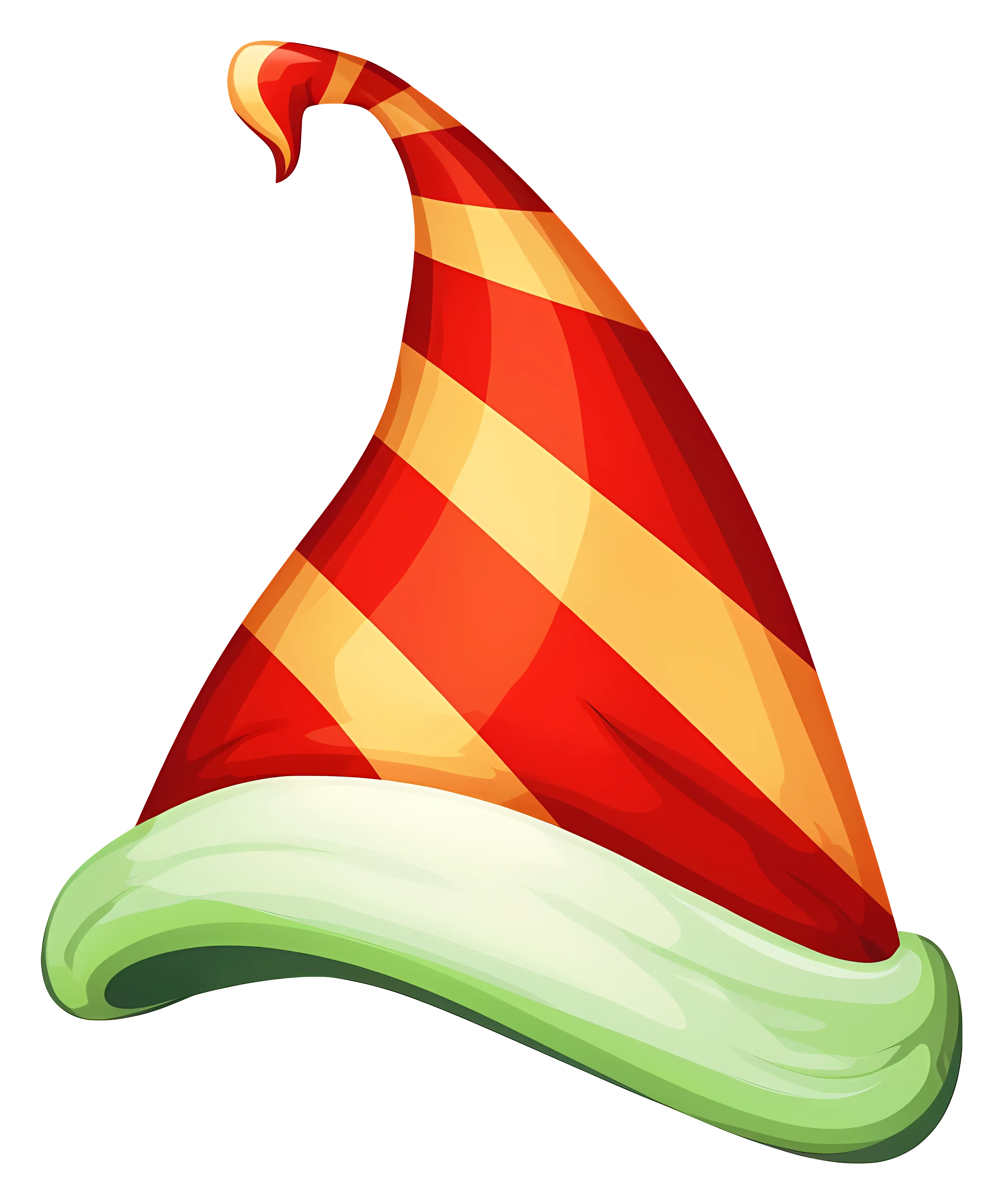 Striped Santa Hat