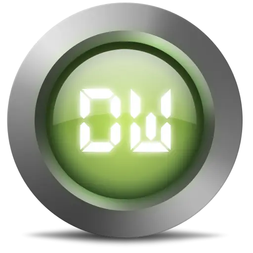 Green Button with DW Icon