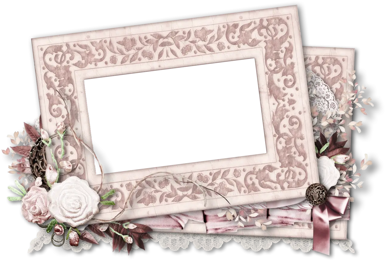 Ornate Decorative Frame with Floral Design
