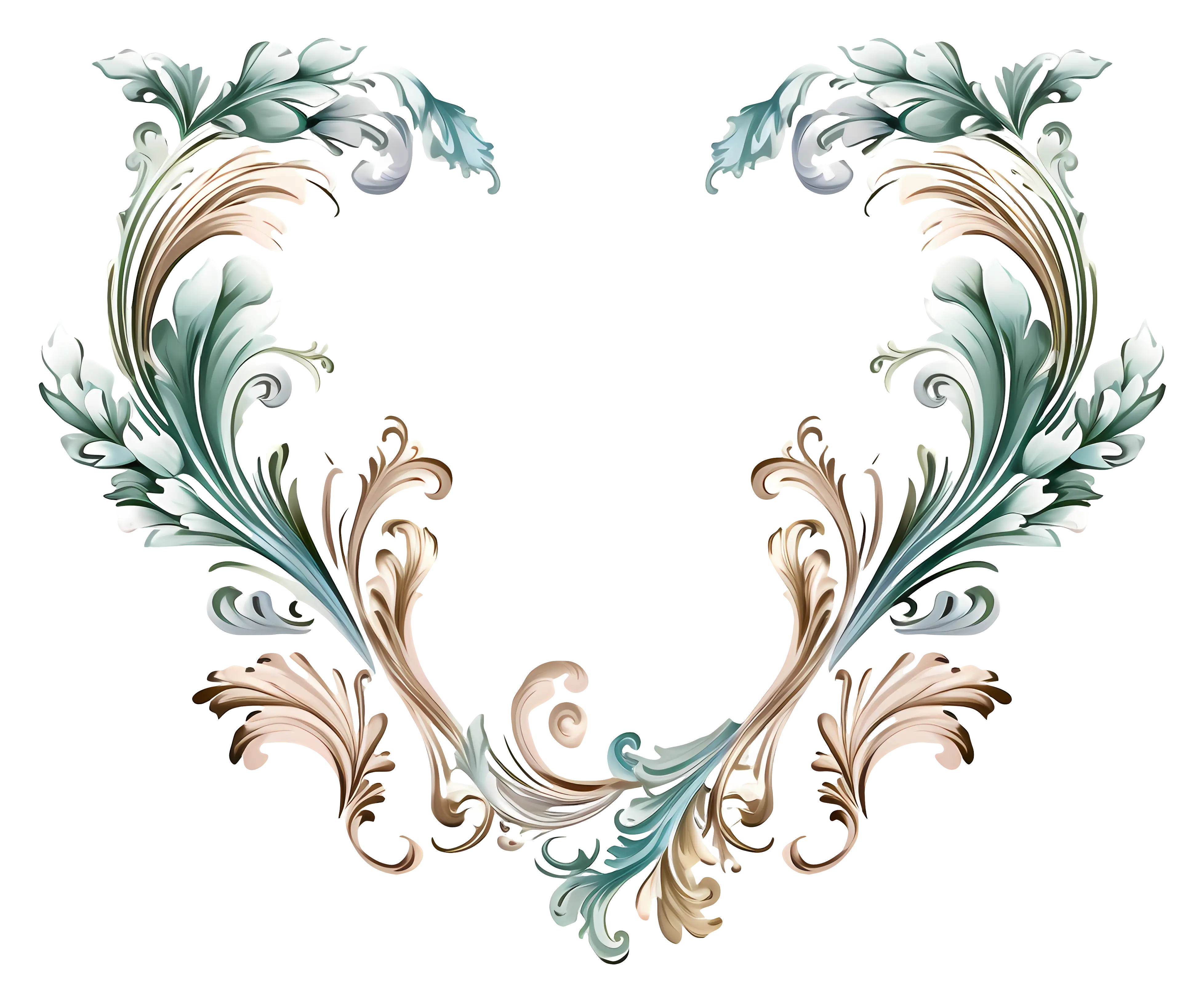 Elegant Floral Design Ornament