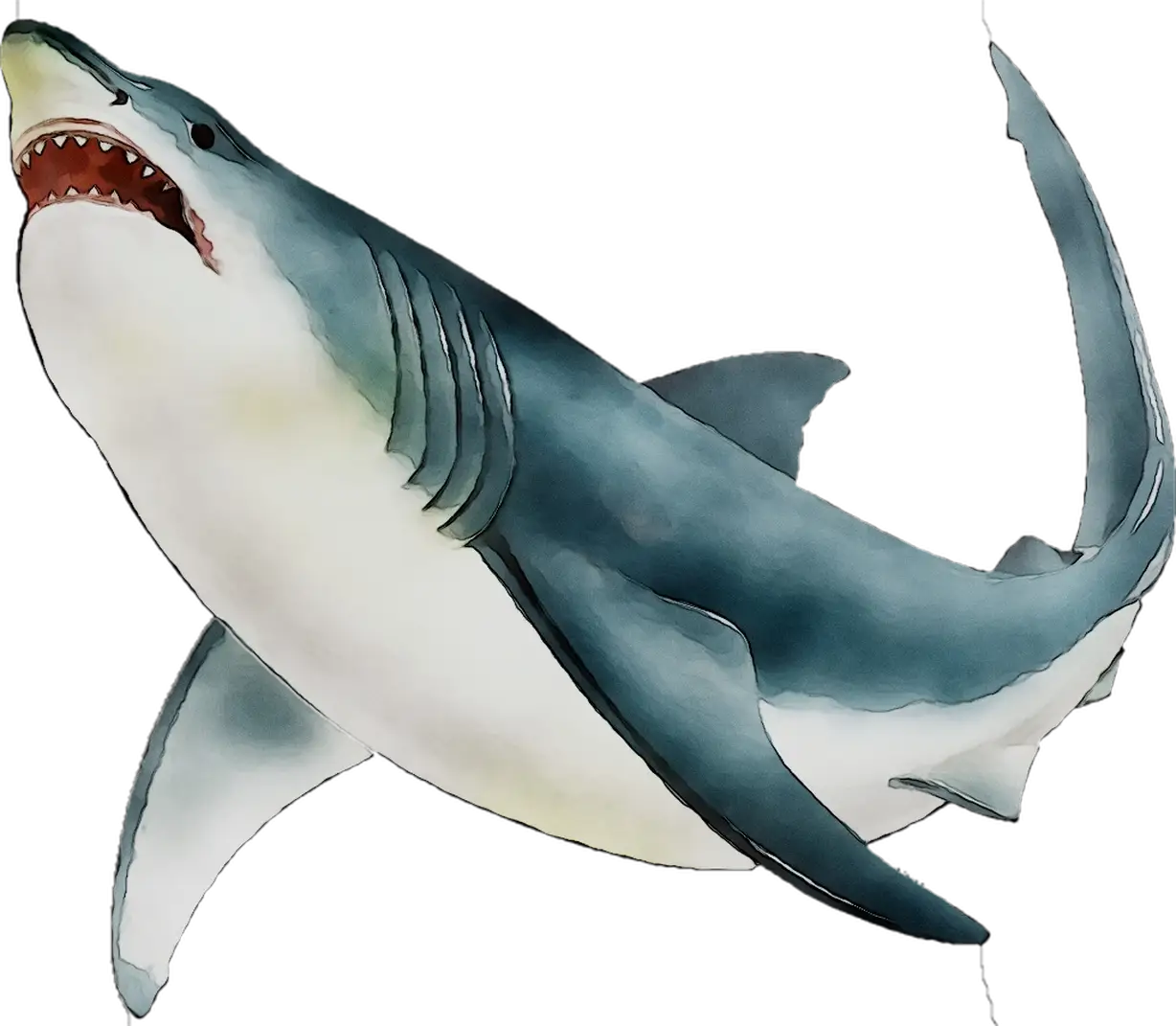 Great White Shark Illustration