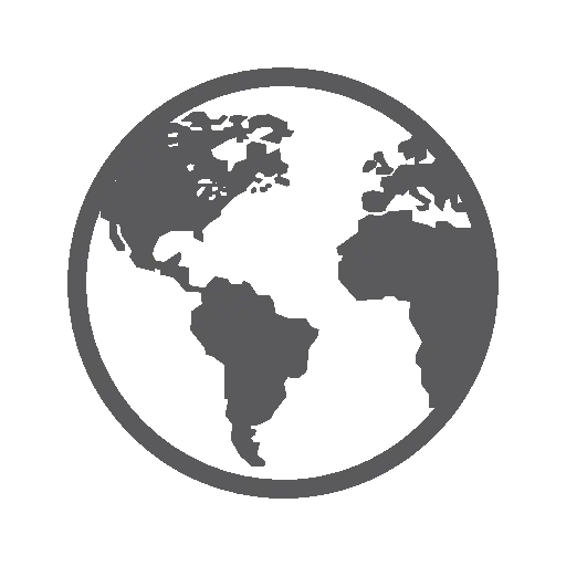 Simple Globe Icon Representation