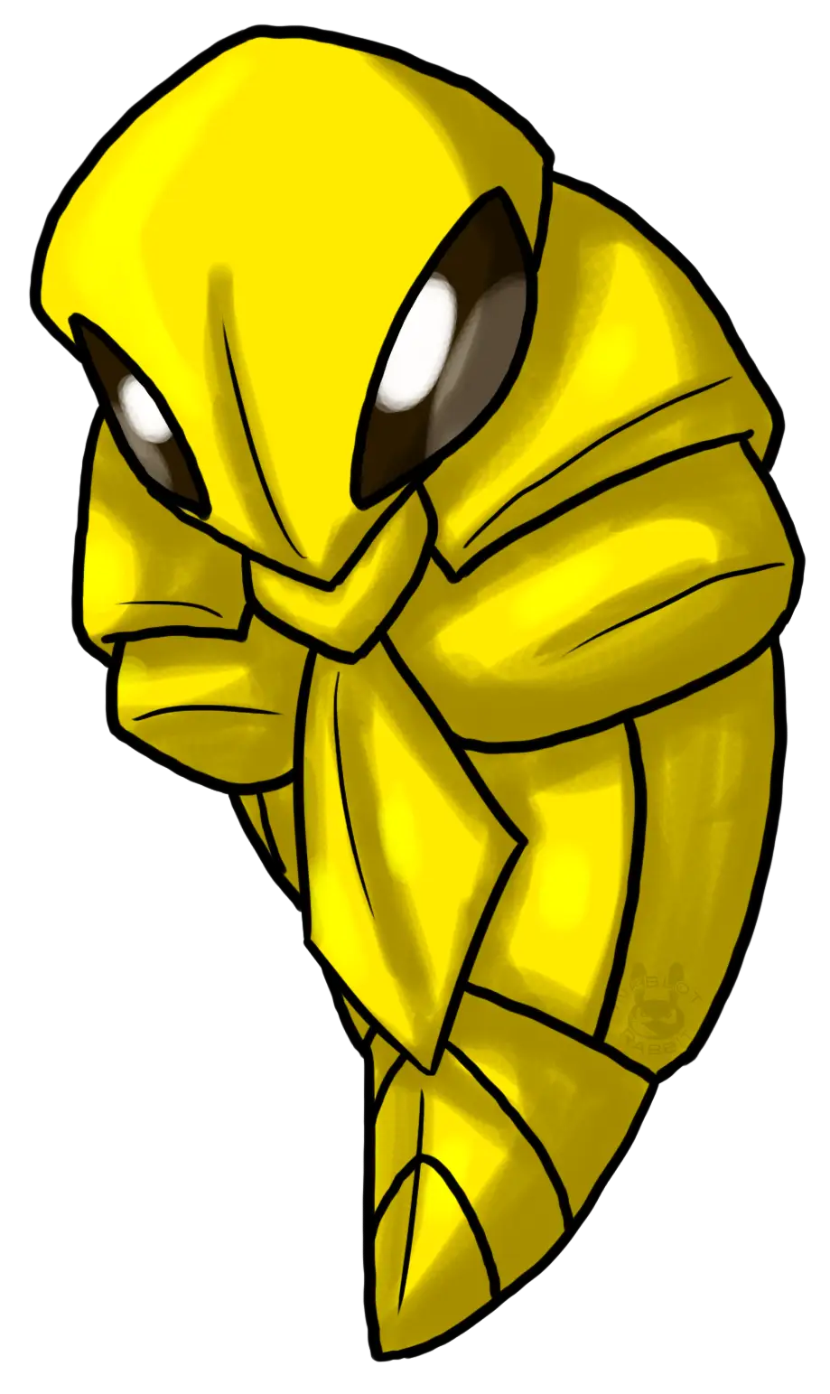 Yellow Kakuna Pokemon Character