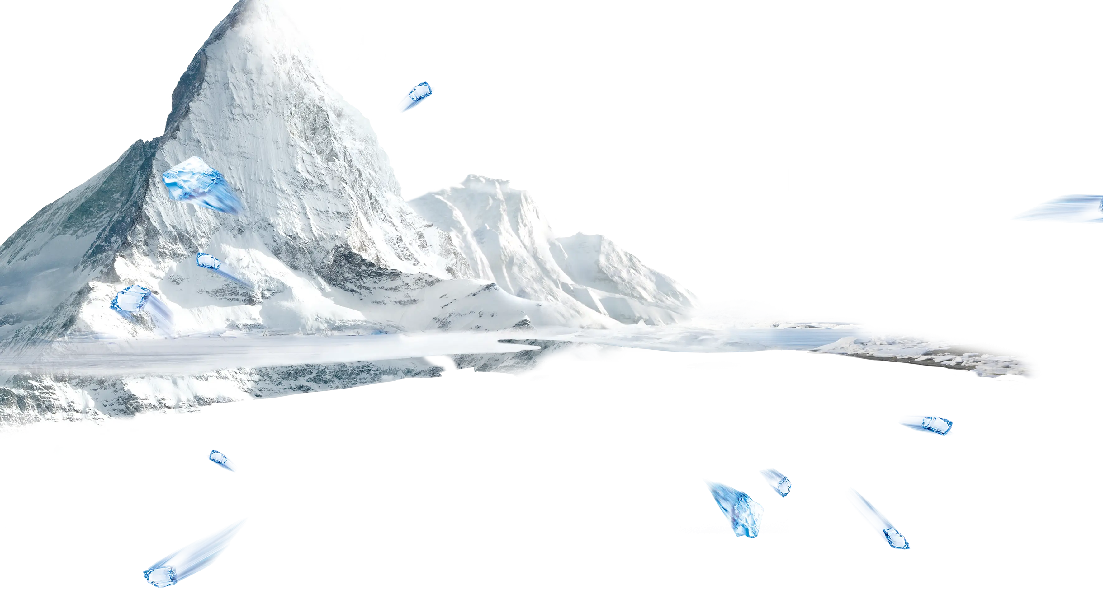 Snowy Mountain Landscape