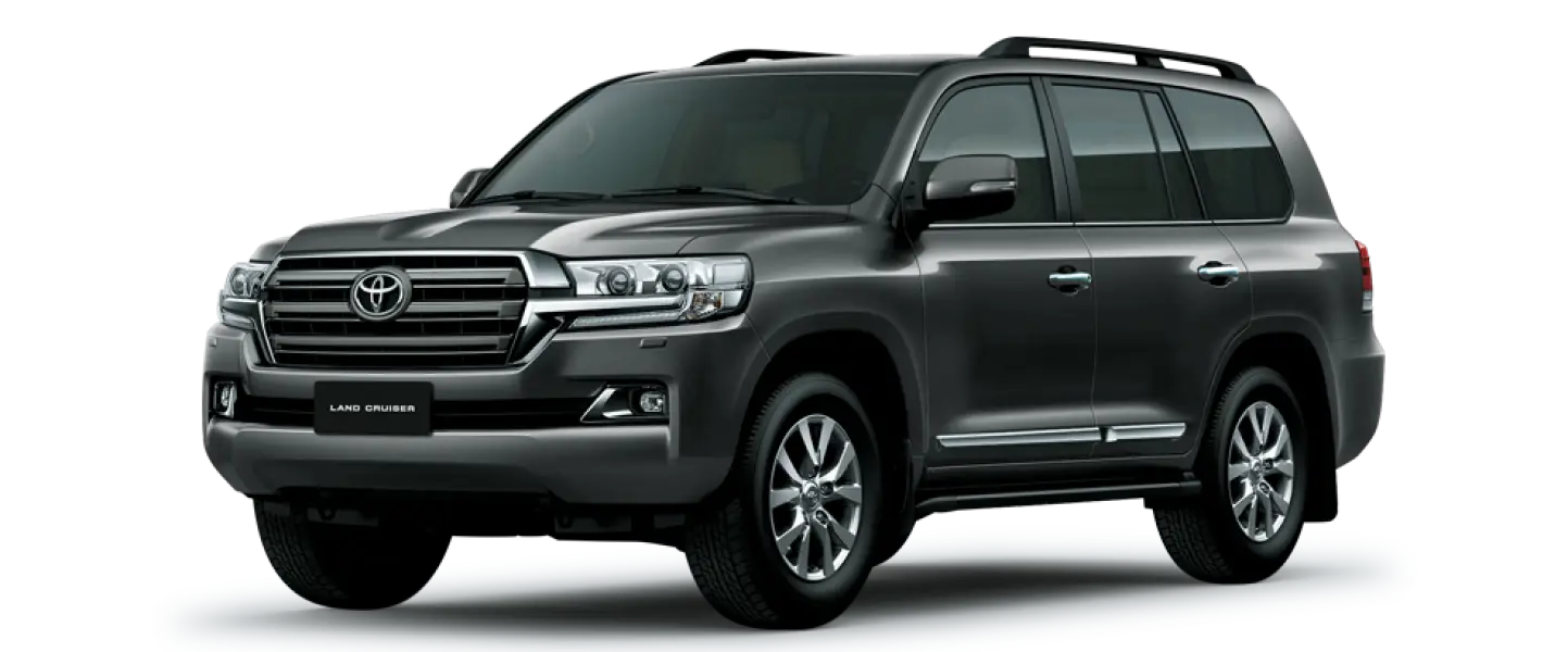 Black Toyota Land Cruiser SUV