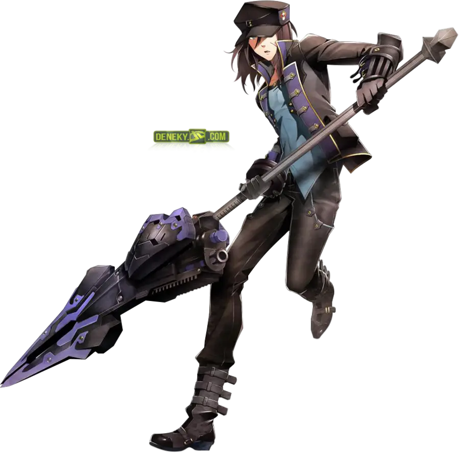 Anime Character with Weapon