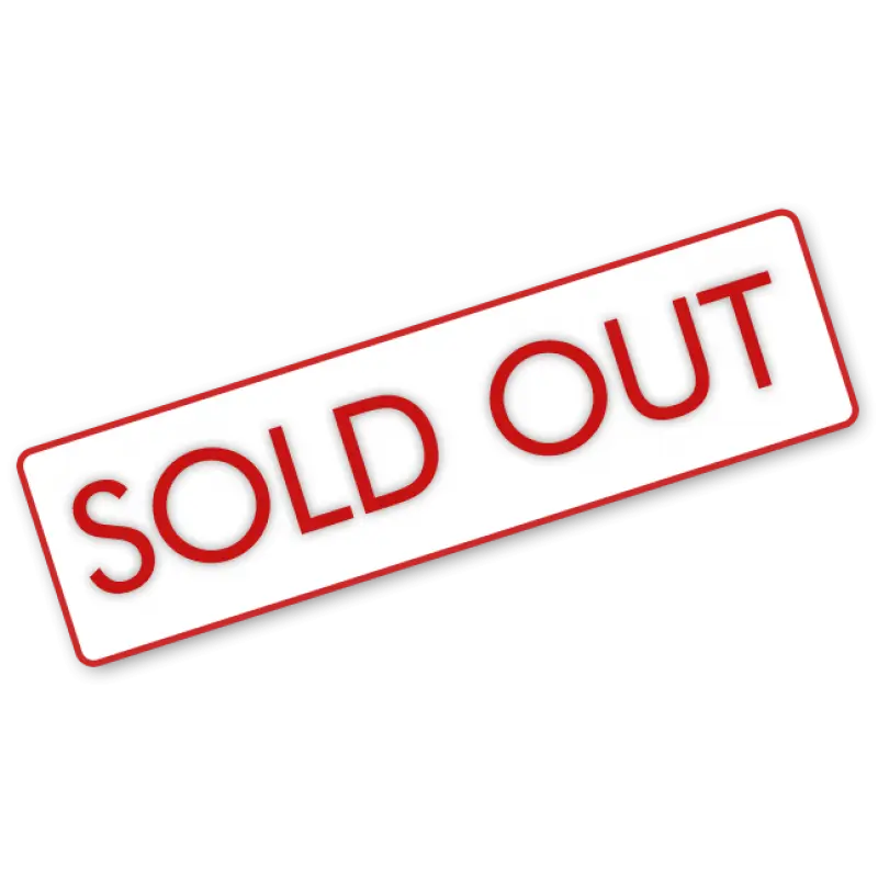 Sold Out Stamp with Red Letters