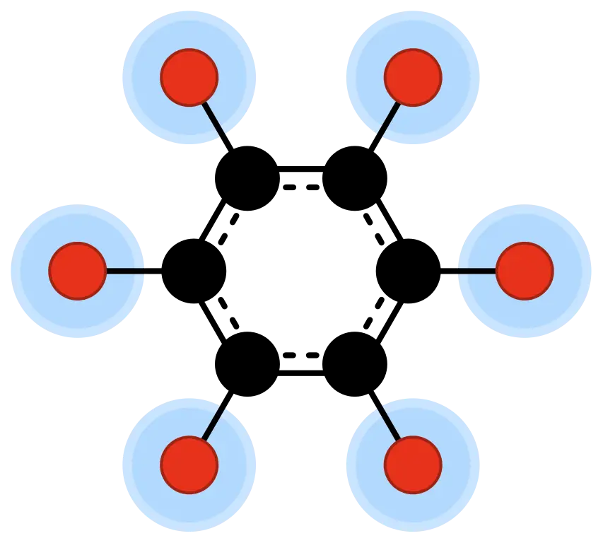 Chemical Structure Diagram in Science Illustration
