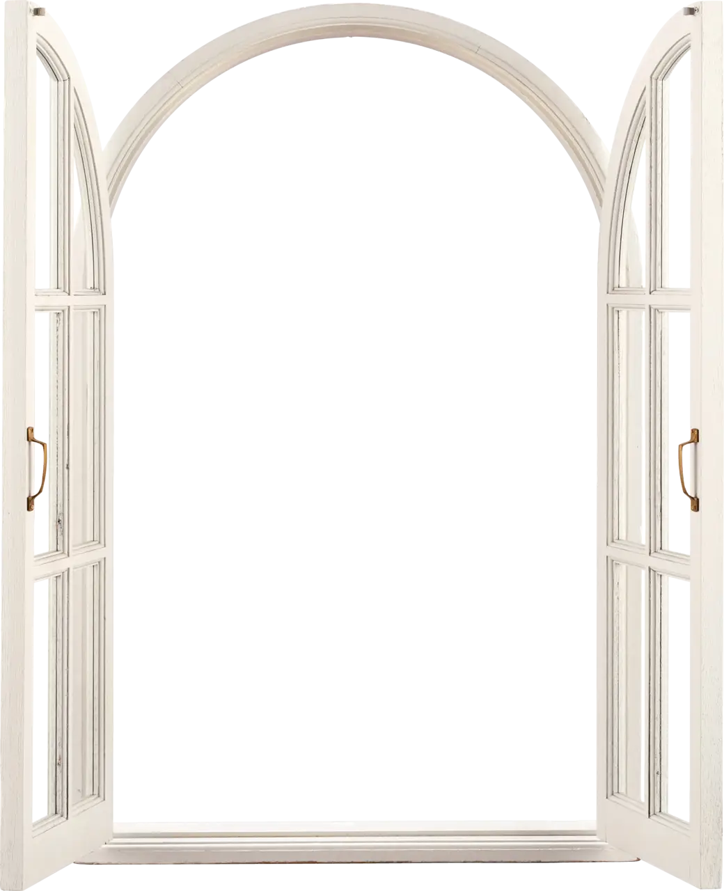 Arched Open Window Design