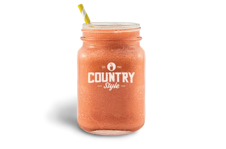 Country-Style Smoothie in Mason Jar
