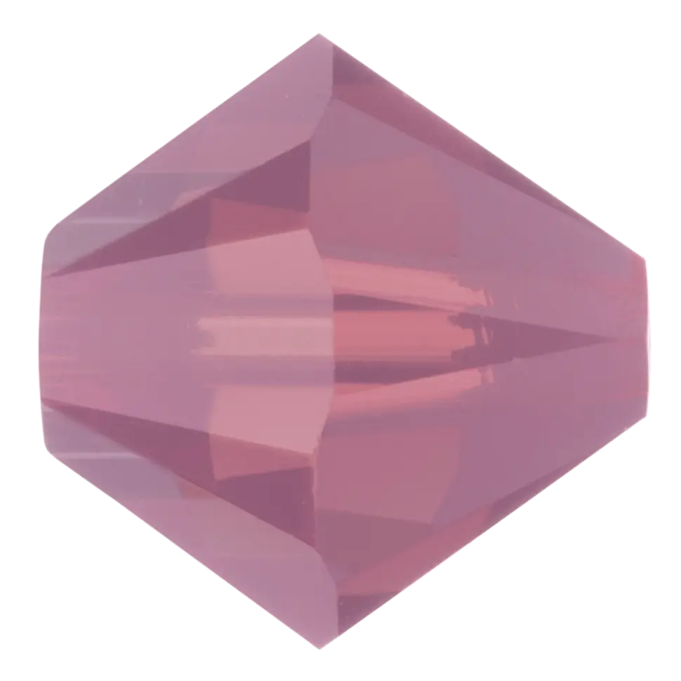 Pink Faceted Crystal Bead