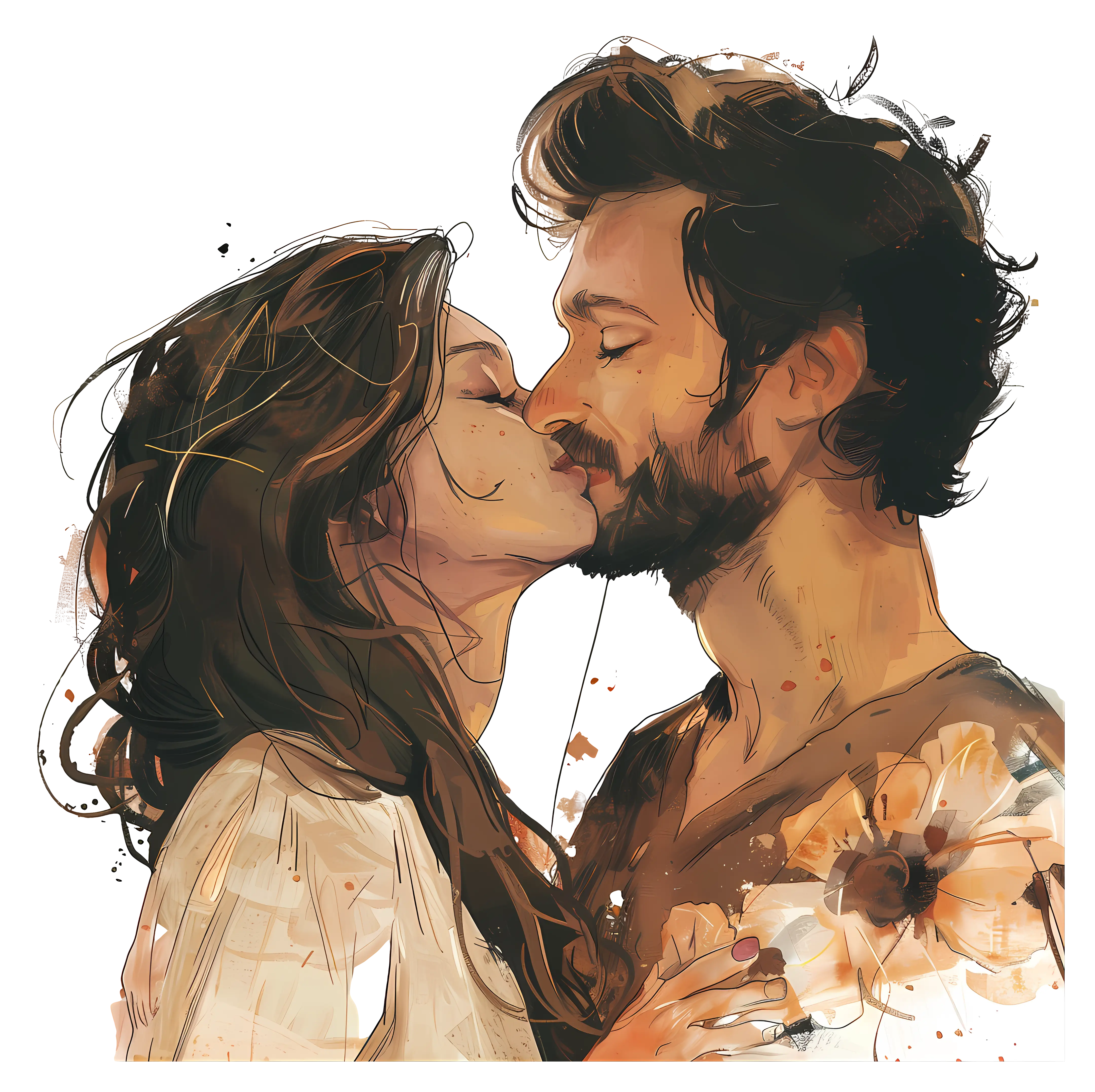Couple Kissing